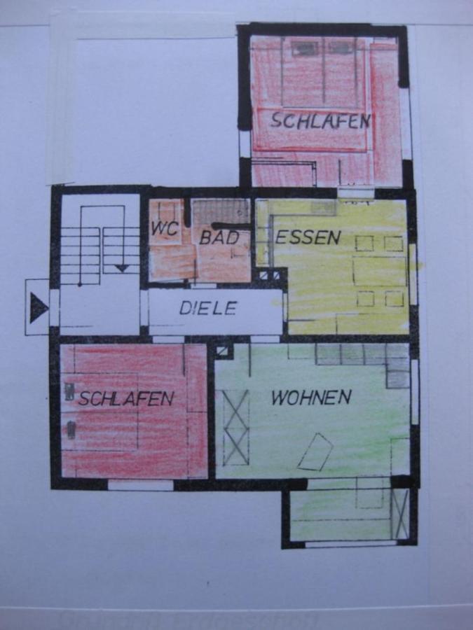 קירכהונדם Ferienwohnung Richter מראה חיצוני תמונה